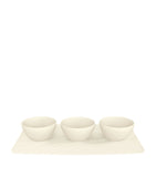 Villeroy & Boch Manufacture Rock 3-piece dip set (British brand)