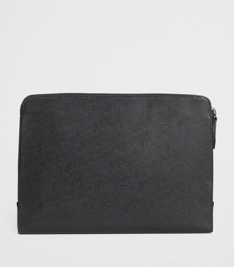 Harrods Saffiano leather laptop pouch, UK version
