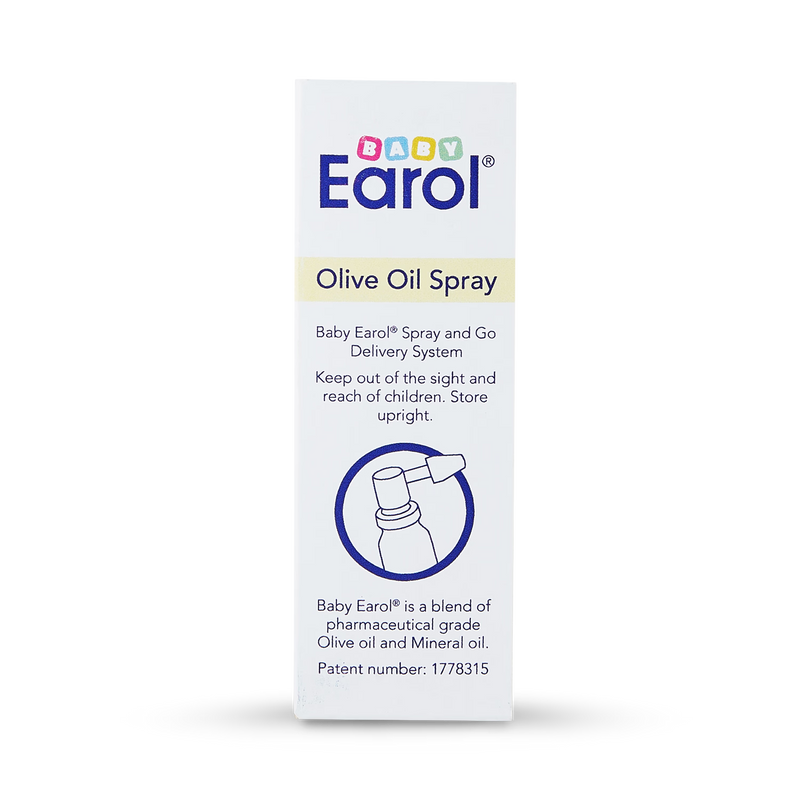 Earol baby olive oil ear spray 10ml, UK version