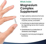 Magnesium Complex 4-in-1 2000mg  Glycinate, Citrate, Malate+