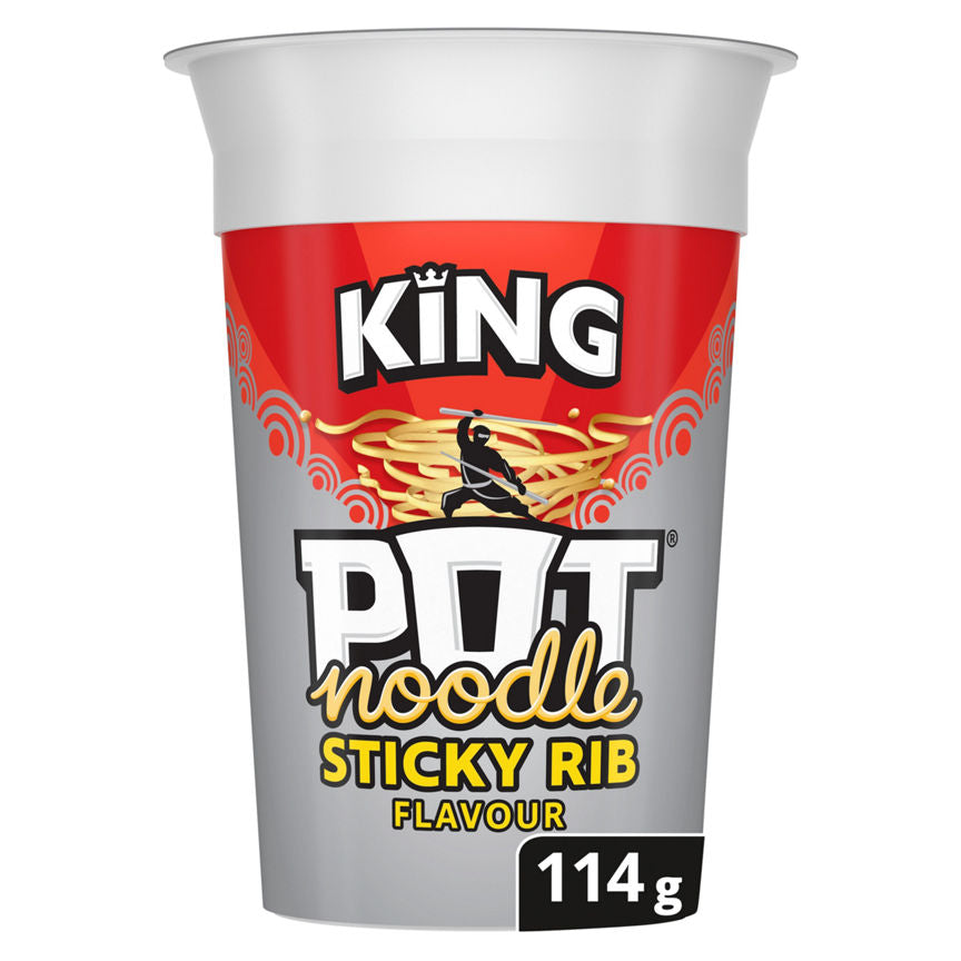 Pot Noodle King Sticky Rib Noodle GOODS ASDA   