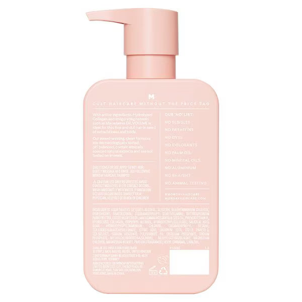 Monday Haircare Volume Conditioner 350ml, imported from the UK