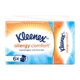 Kleenex Allergy Comfort 6 Packet Tissues 9s Bathroom Boots   