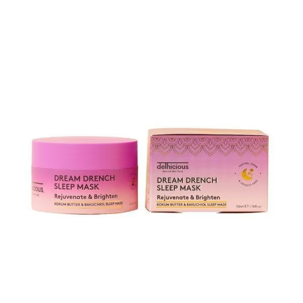 Delhicious Dream Drench Sleep Mask 50ml - British product