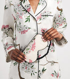Olivia von Halle silk floral sleep mask, imported from the UK