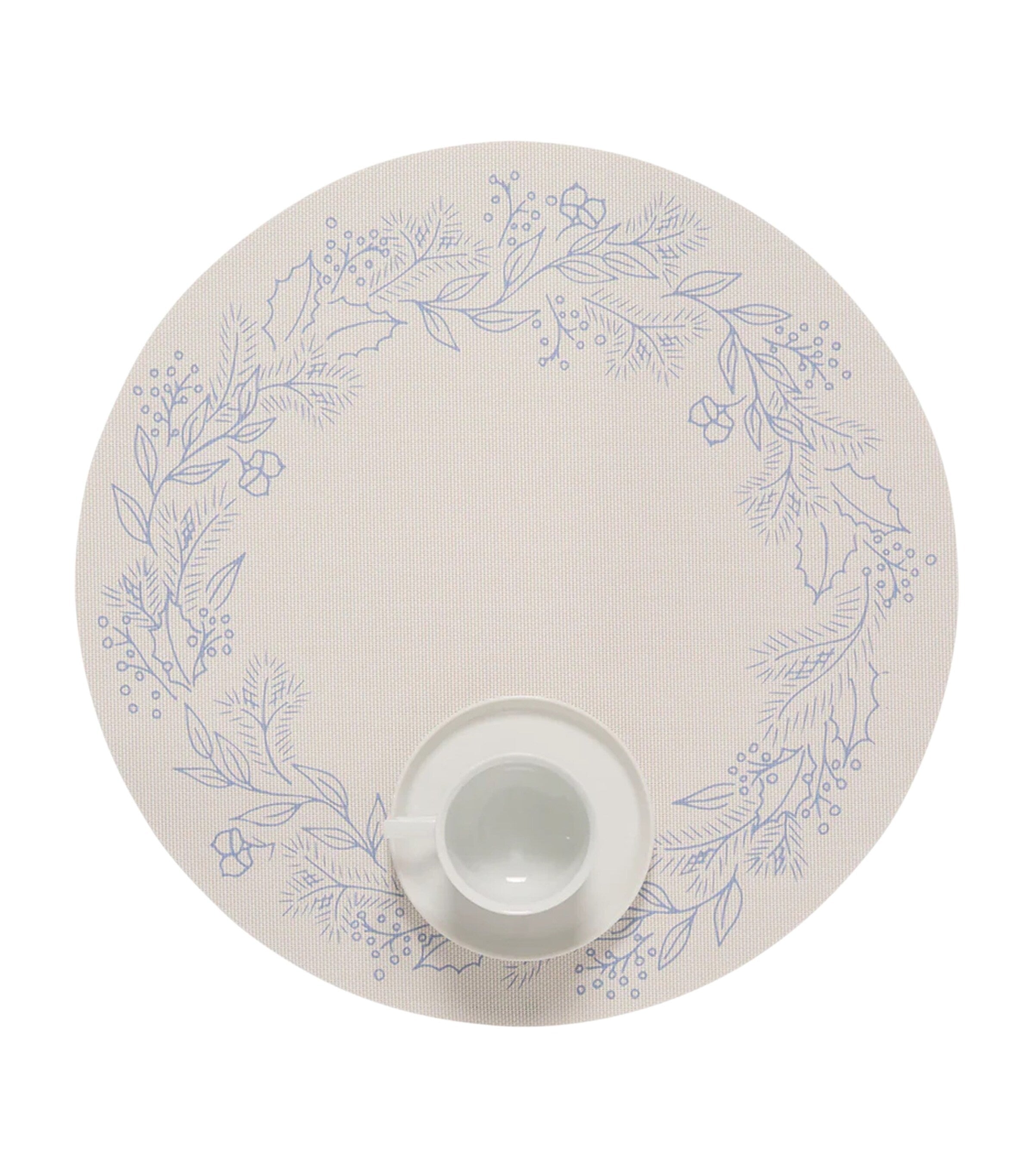 Chilewich x Martha Stewart wreath placemat 38cm - British product