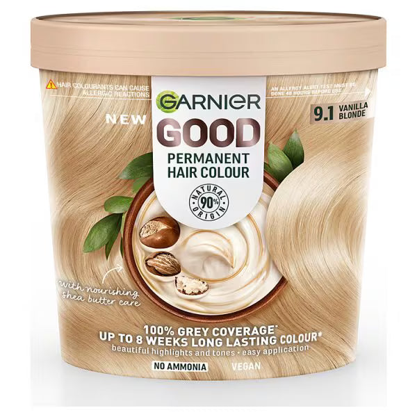 Garnier Good permanent hair dye Vanilla Blonde, UK version