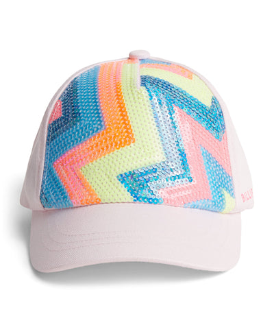 Harrods Billieblush Zigzag Sequinned Baseball Cap- Buy online at McGrocer