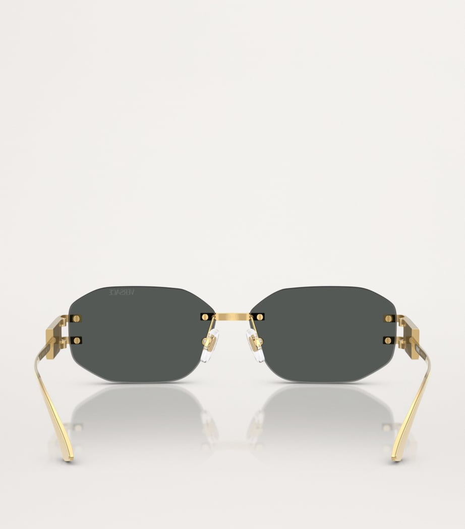 Versace metal sunglasses with UV protection (British brand)