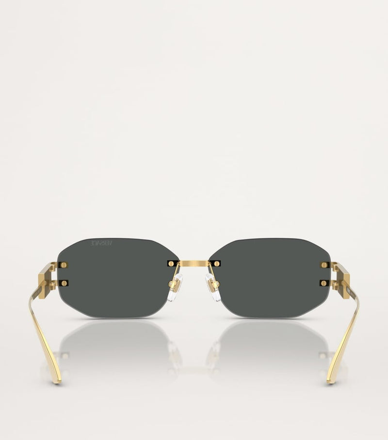 Versace metal sunglasses with UV protection (British brand)