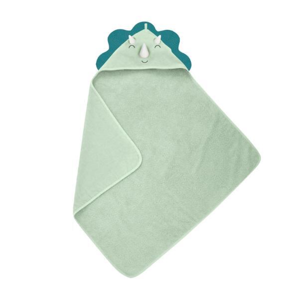 Aroma Home dinosaur kids hooded towel (British brand)