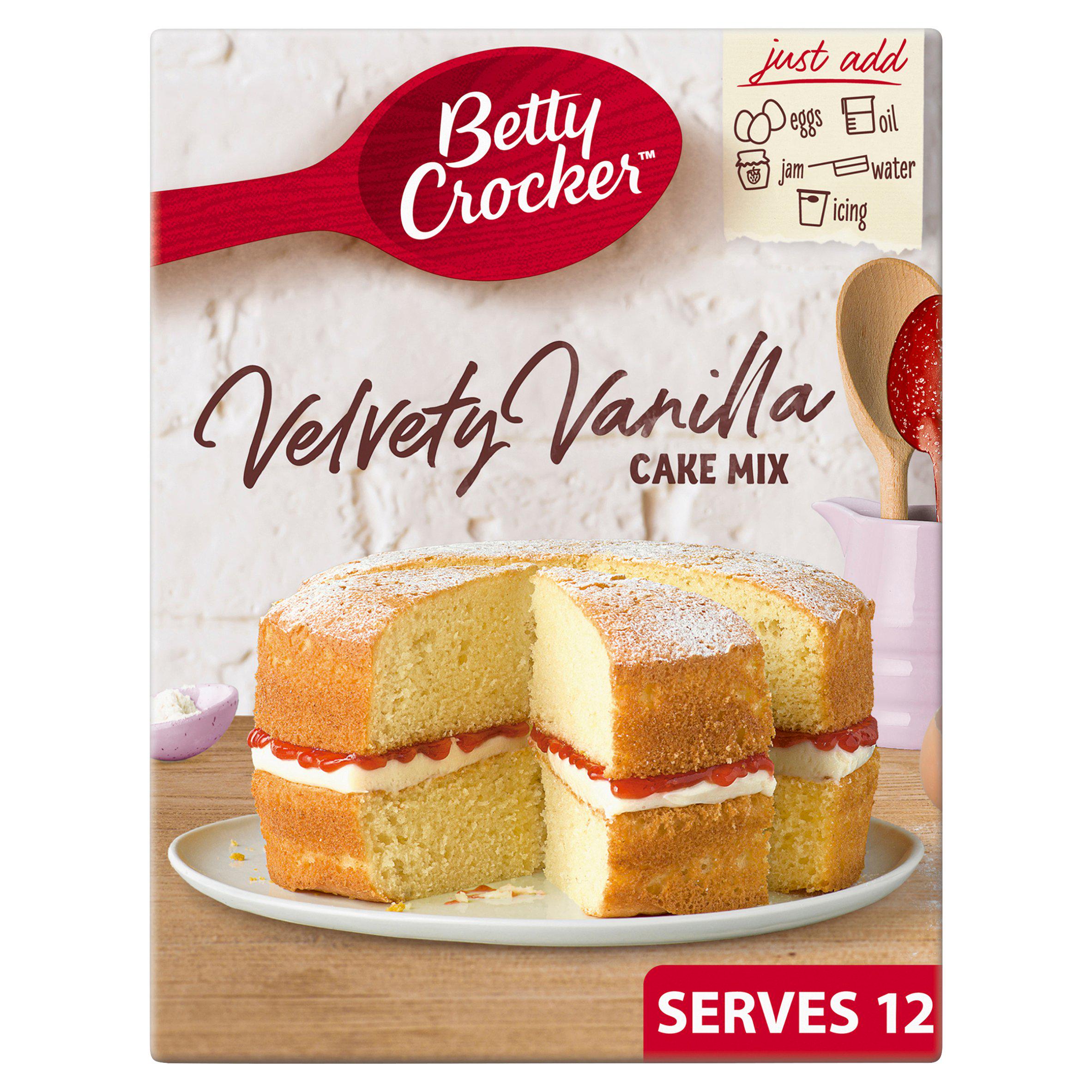 Betty Crocker Velvety Vanilla Cake Mix 425g GOODS Sainsburys   