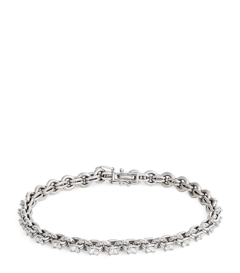 Spinelli Kilcollin white gold and diamond Lumia bracelet (British brand)