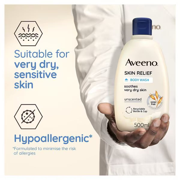 Aveeno Skin Relief Body Wash 500ml - British product