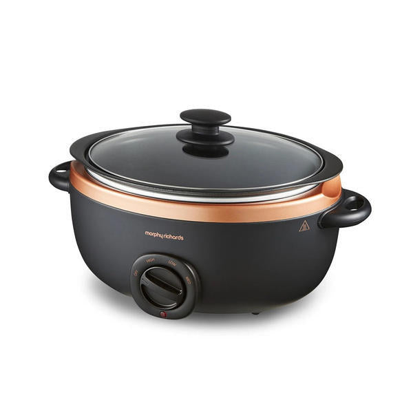 Morphy Richards slow cooker black 6.5L, imported from the UK