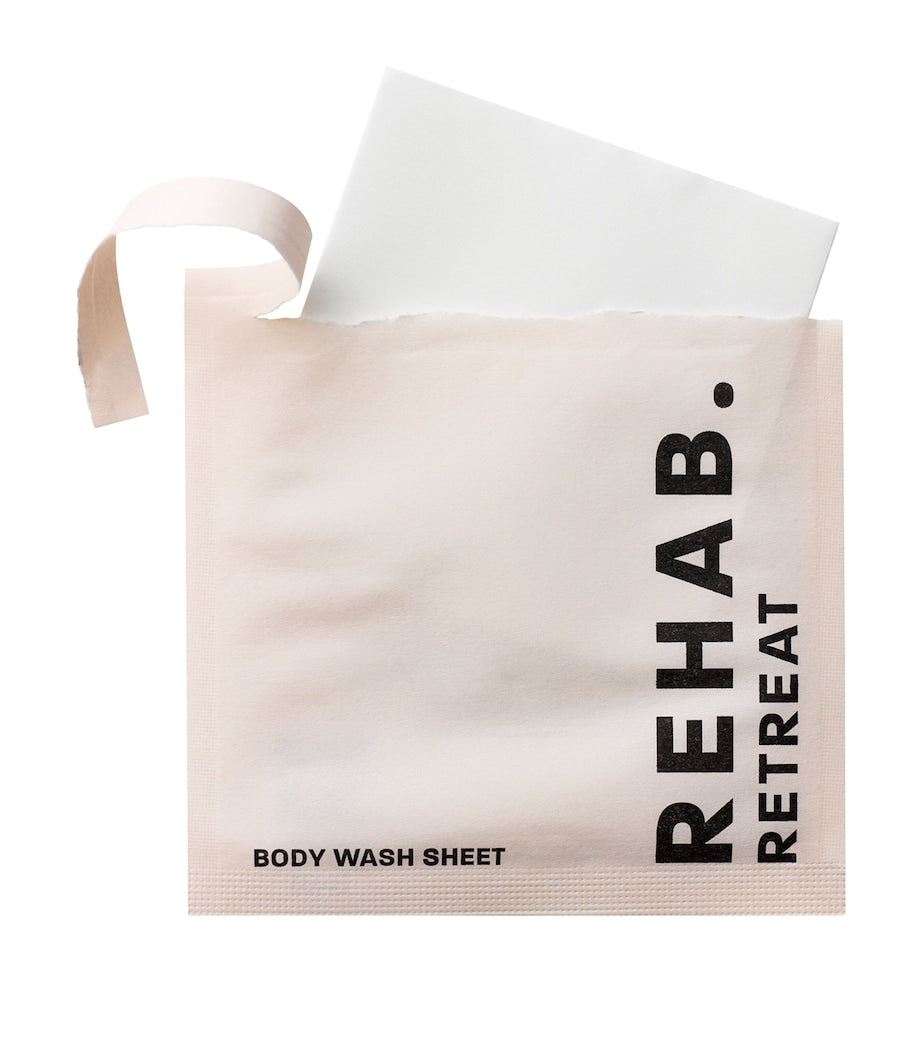 REHAB Retreat body wash sheets 40 pack - British product