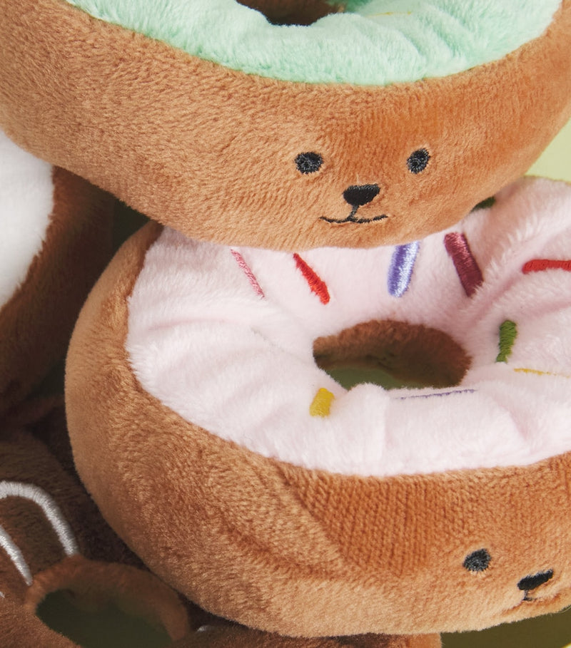 Harrods doughnut plush toy set of 6, UK version