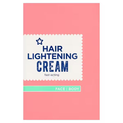 Superdrug Superdrug Facial Hair Bleach Kit Hair Lightening Cream 50ml- Kjøp online hos McGrocer