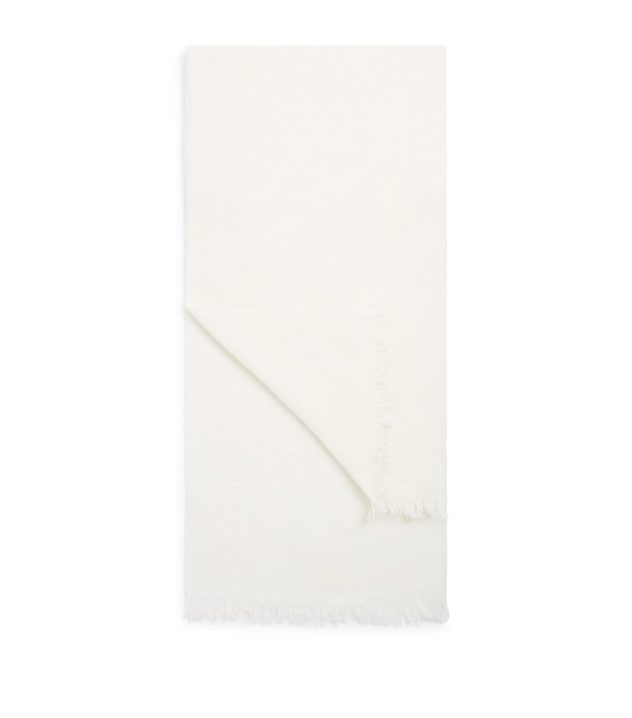 Fabiana Filippi merino-cashmere sequin scarf 80x180cm (British brand)