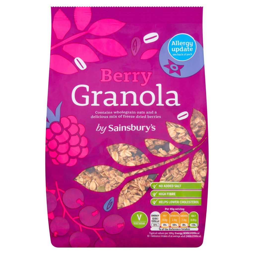 Sainsbury's Granola, Berries 500g