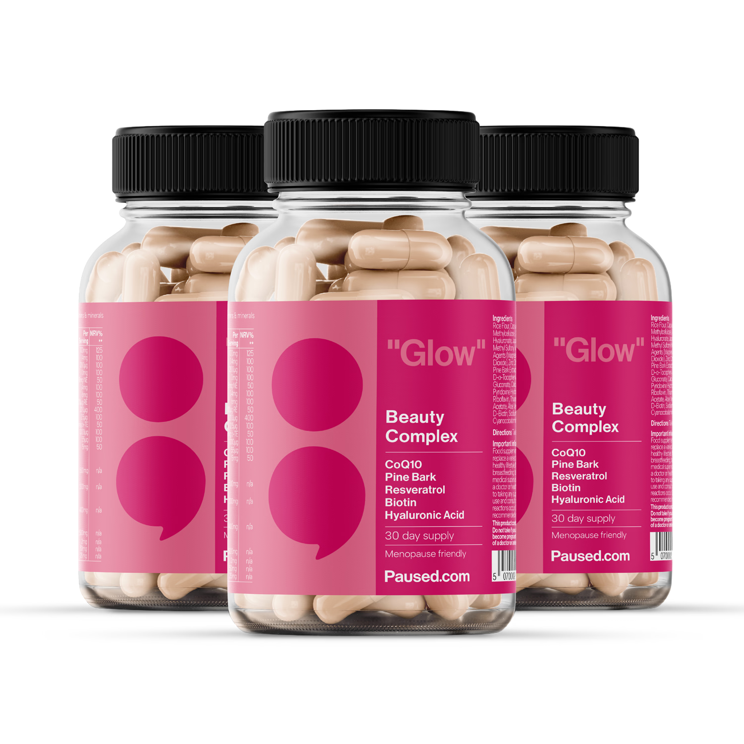 Paused Beauty Complex 60 capsules, imported from the UK