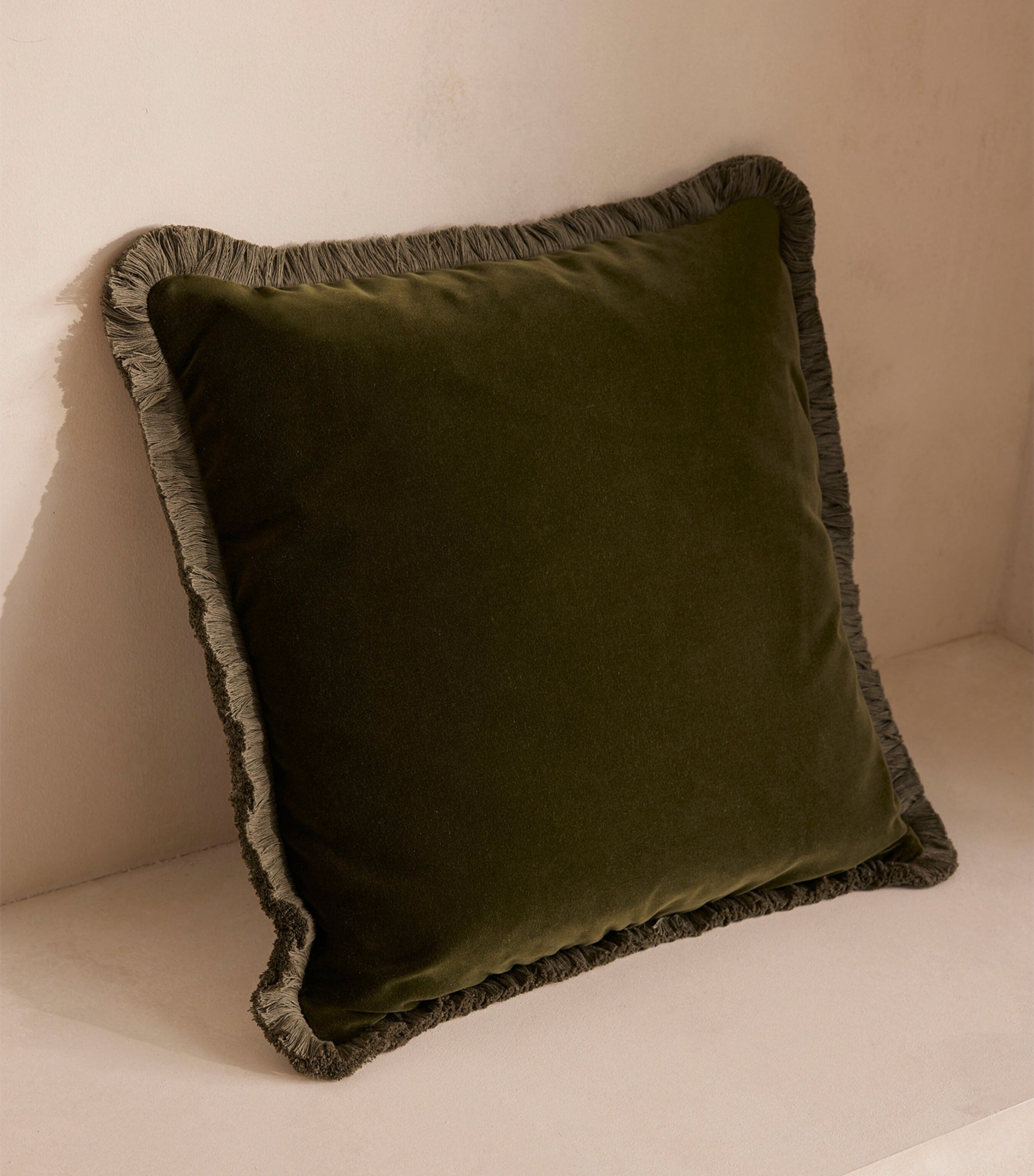 Soho Home Velvet Margeaux cushion 50cm x 50cm (British brand)
