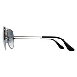 Ray-Ban Aviator 3025 Silver Gradient sunglasses 62mm (British brand)