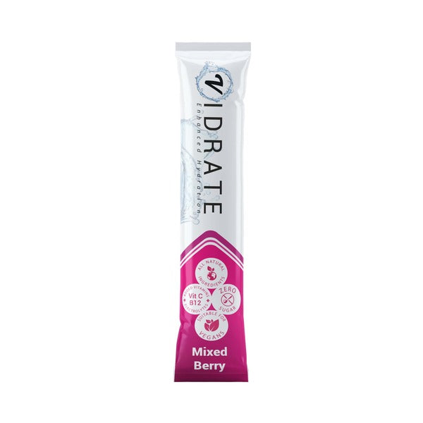 ViDrate Zero Sugar Hydration Sachets Mixed Berry X 8