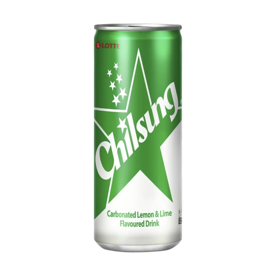 Lotte Chilsung Cider lemon lime soda - British product