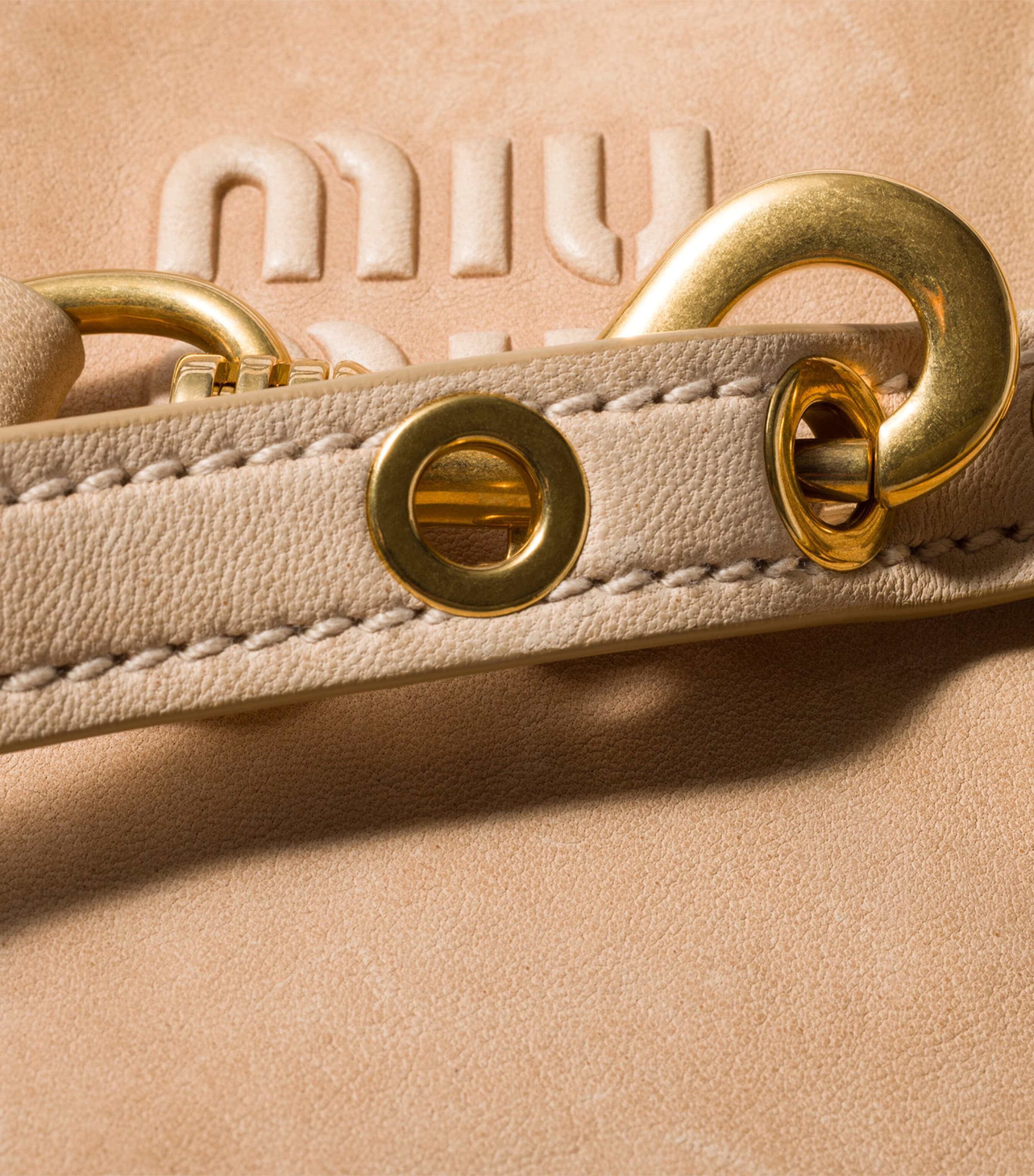 Miu Miu Aventure top-handle bag in Nappa leather, UK version