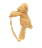 Jellycat Smudge Bear backpack in soft terry, UK version