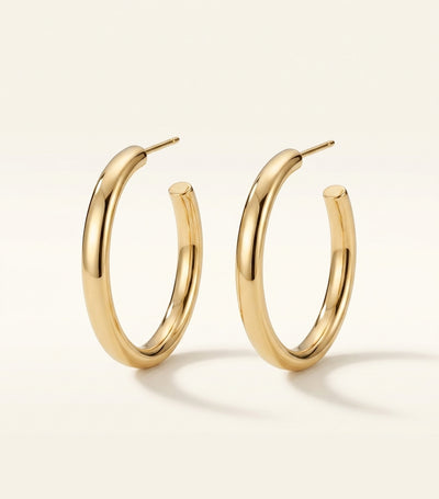 Harrods Cartier Yellow Gold LOVE Hoop Earrings- Buy online at McGrocer