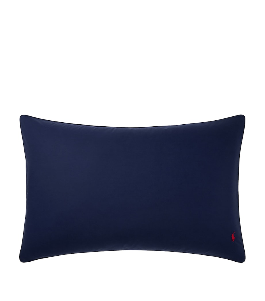 Ralph Lauren Cotton Player Standard Pillowcase 50cm x 75cm, imported from the UK