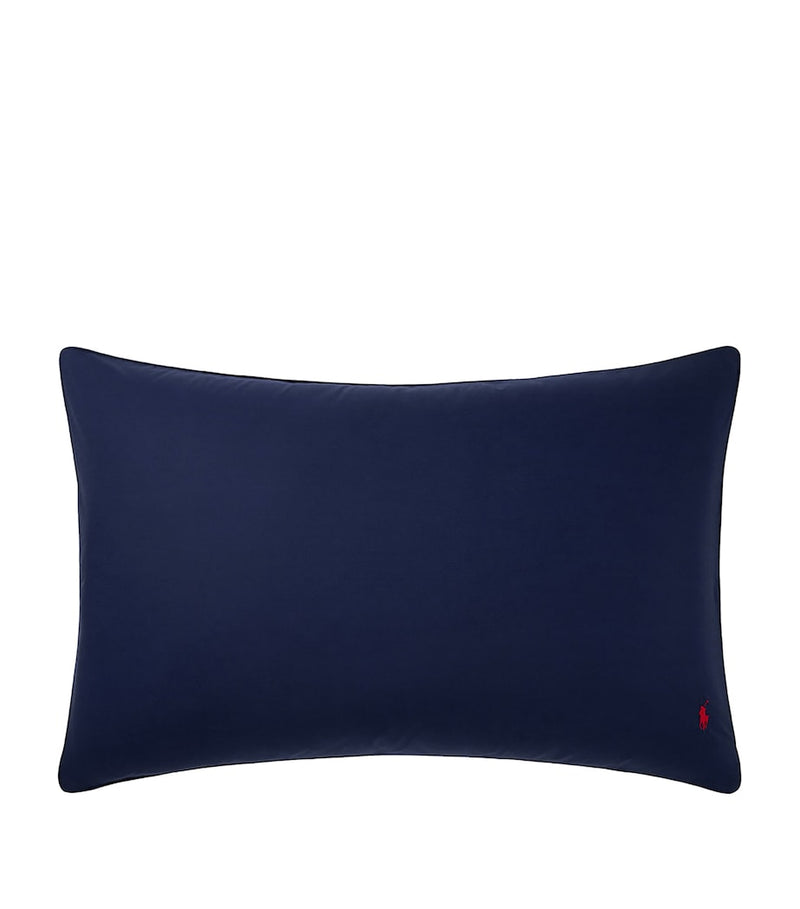 Ralph Lauren Cotton Player Standard Pillowcase 50cm x 75cm, imported from the UK