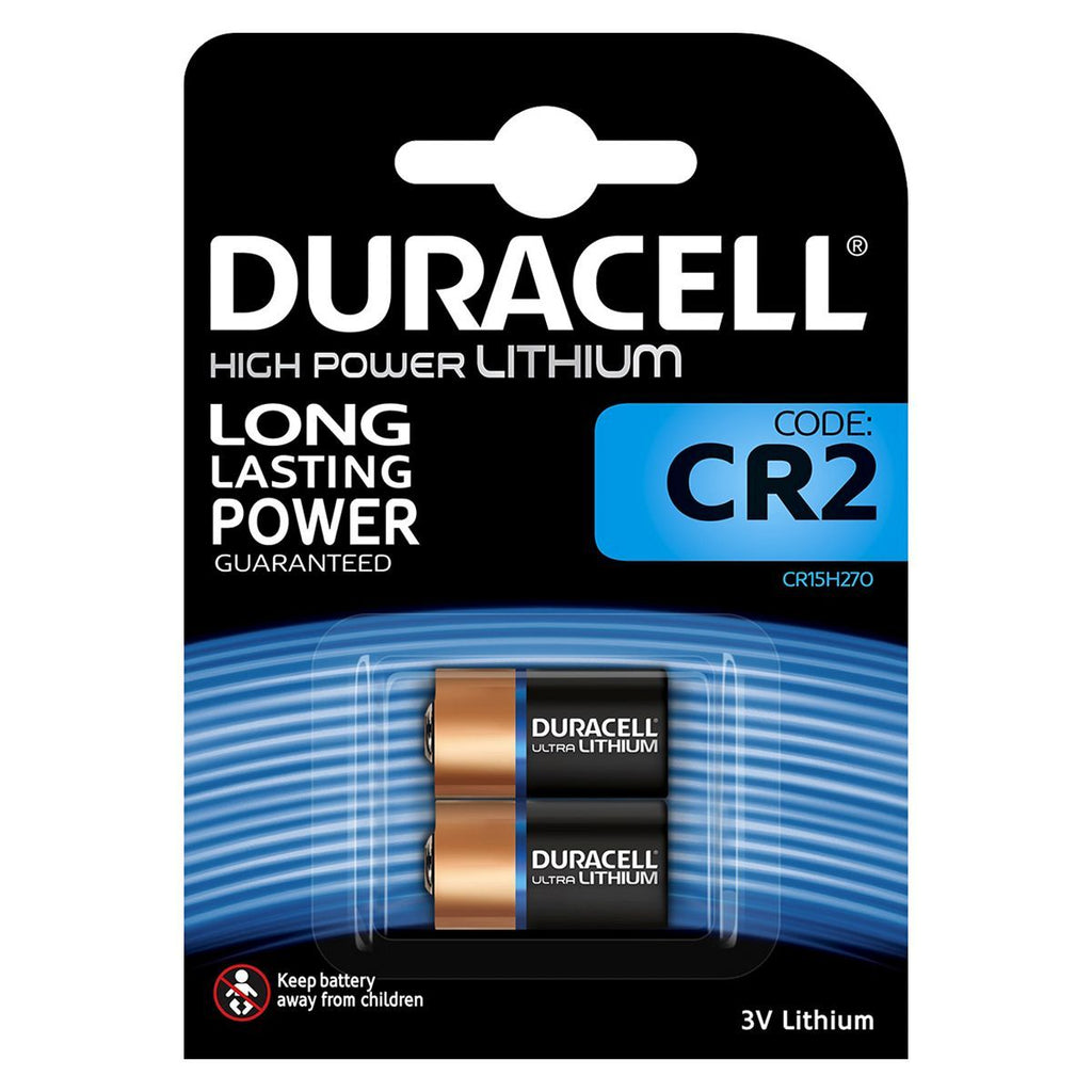 Duracell Ultra Photo CR2 Lithium Batteries Pack of 2