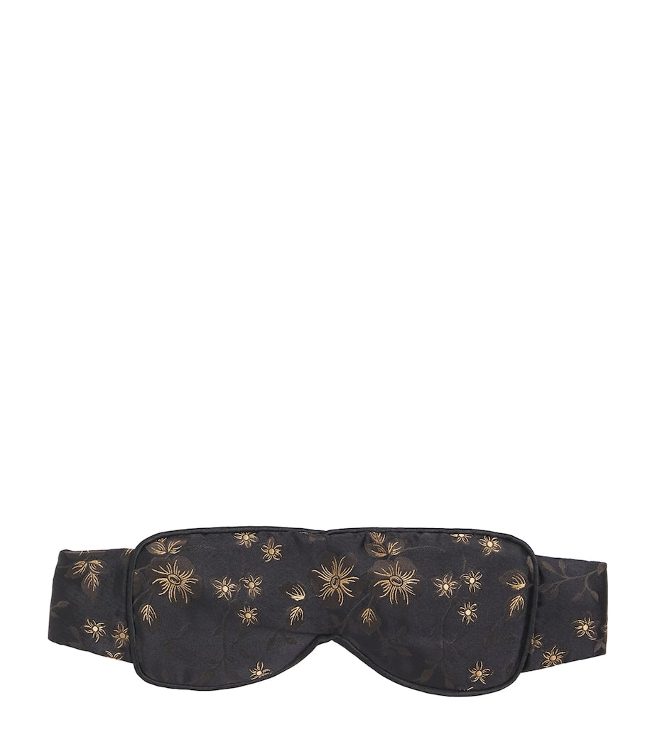 Daniel Hanson silk night floral eye mask (British brand)