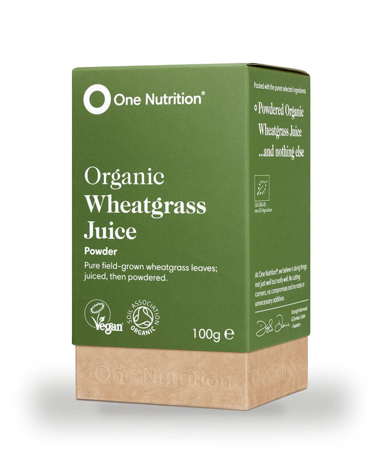 One Nutrition organic wheat grass juice capsules 500mg (British brand)