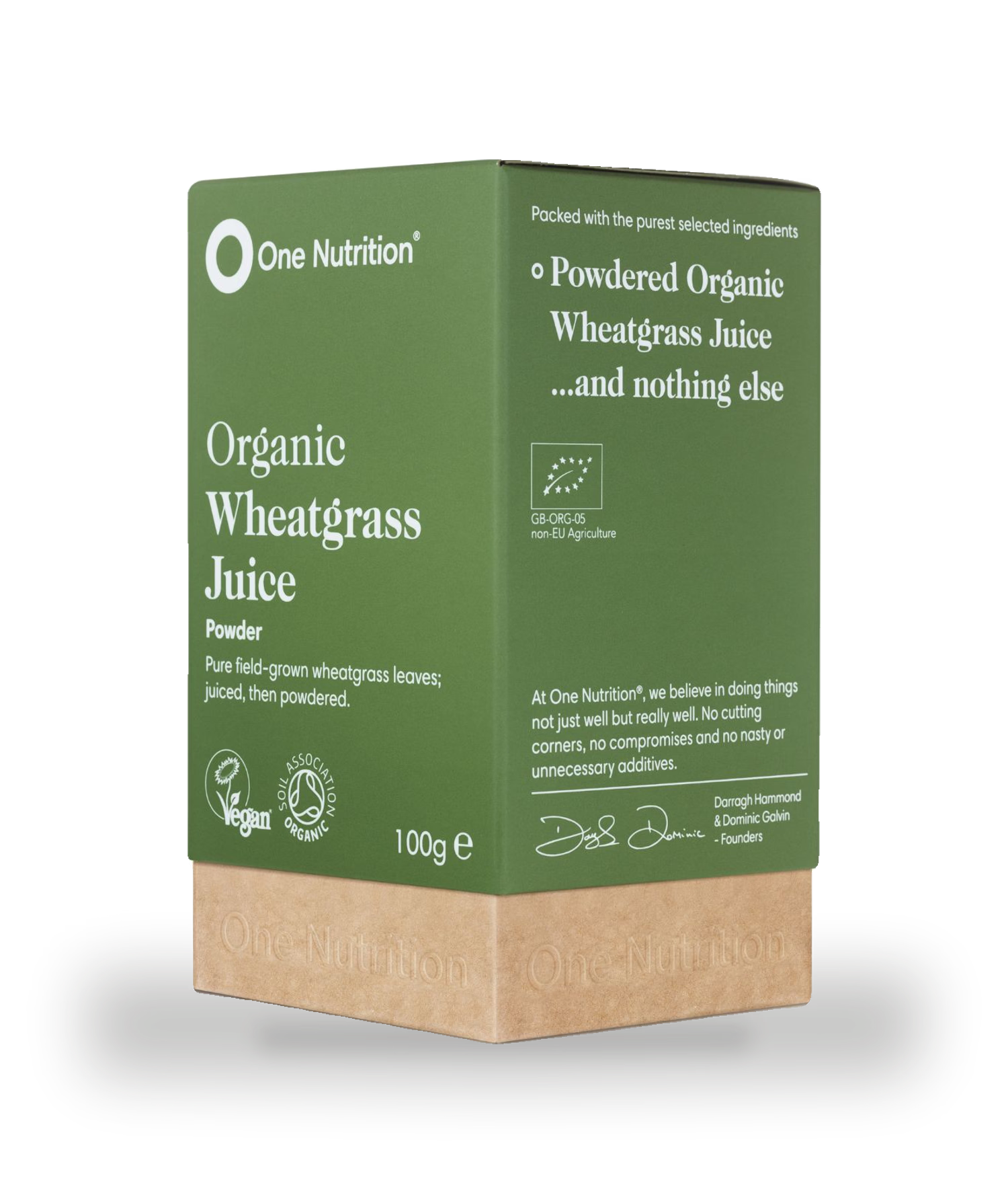 One Nutrition organic wheat grass juice capsules 500mg (British brand)