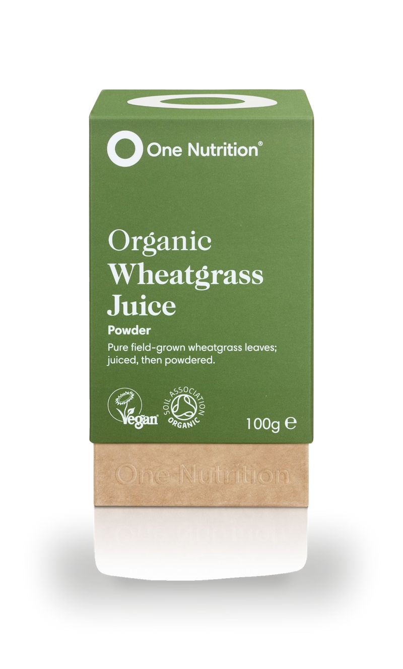 One Nutrition organic wheat grass juice capsules 500mg (British brand)