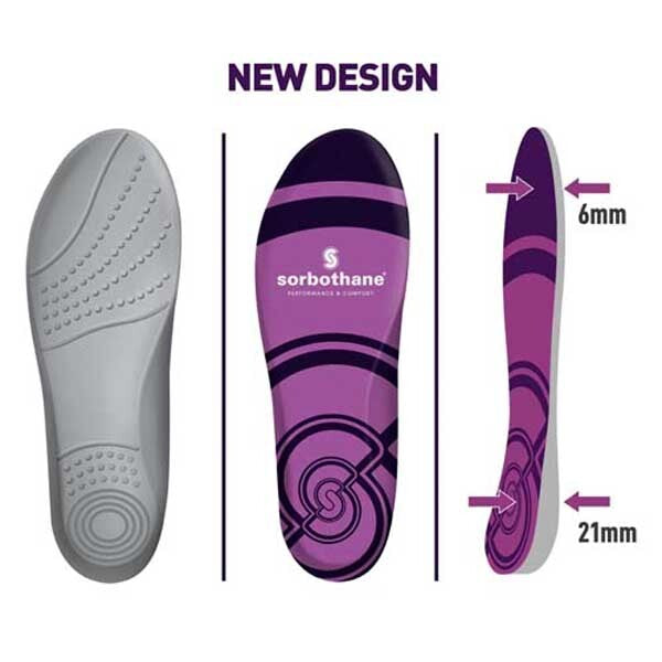 Sorbothane shock-absorbing insoles - British product