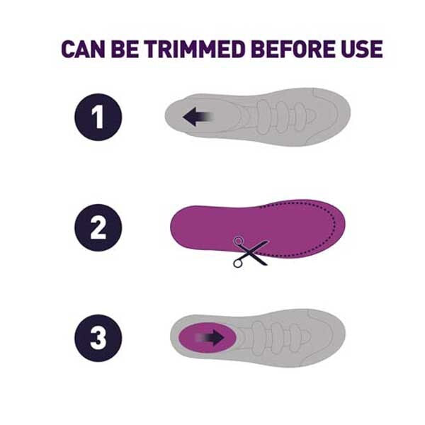 Sorbothane shock-absorbing insoles - British product
