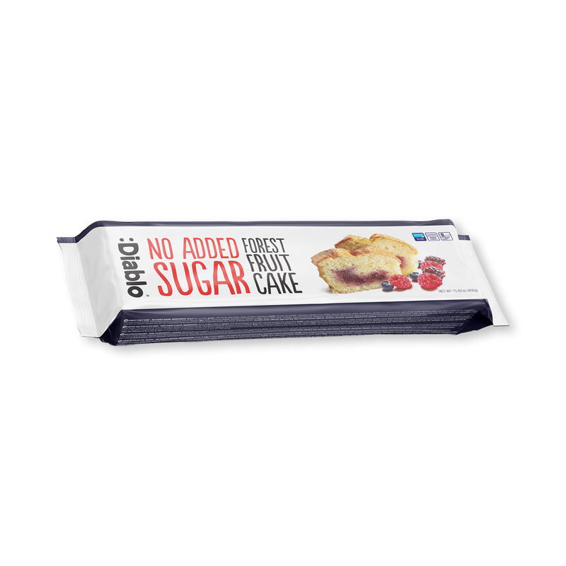 Diablo forest fruit cake no added sugar 450g (British brand)