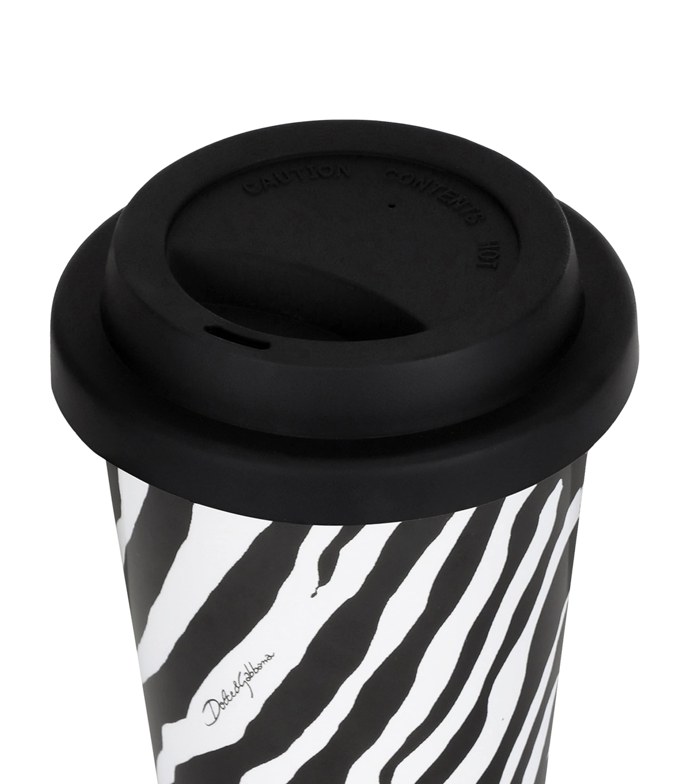 Dolce&Gabbana Casa ceramic zebra travel mug - British product