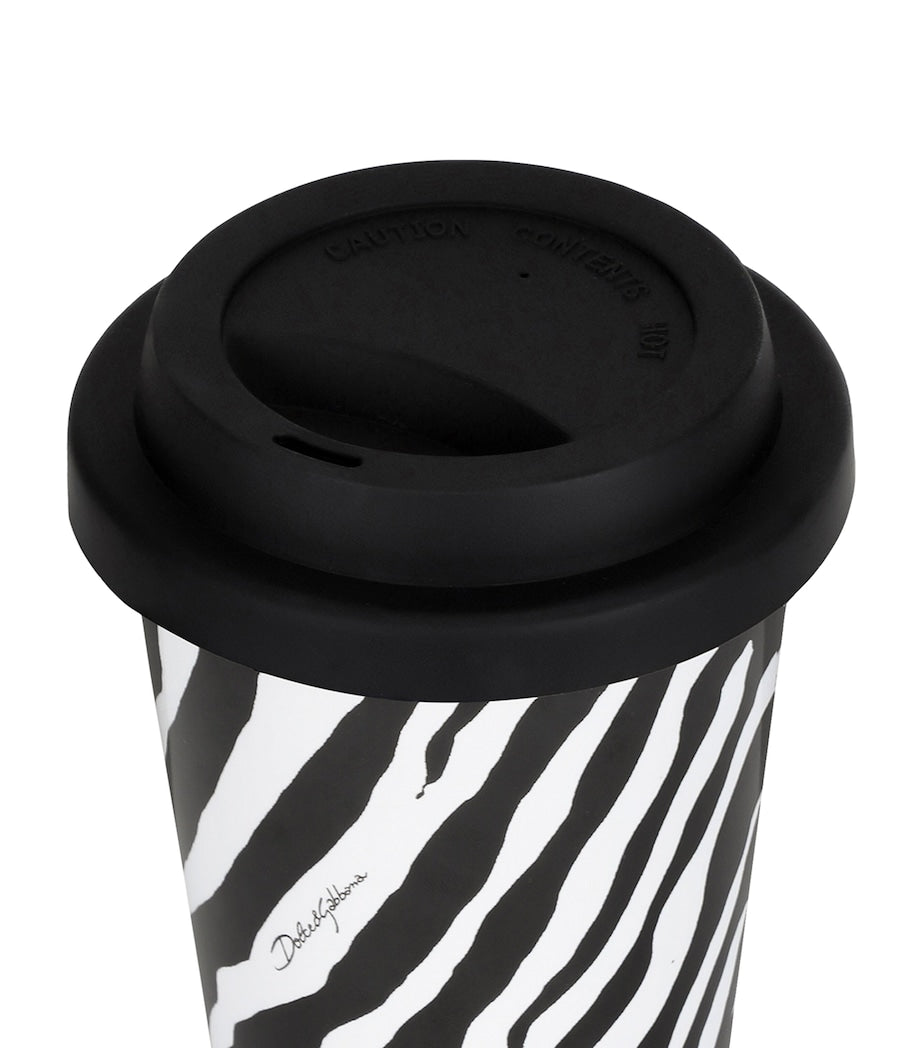 Dolce&Gabbana Casa ceramic zebra travel mug - British product