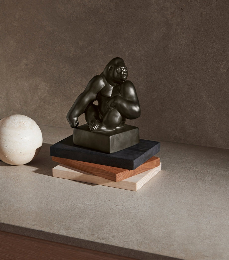 Royal Copenhagen porcelain gorilla figurine 20cm, UK version