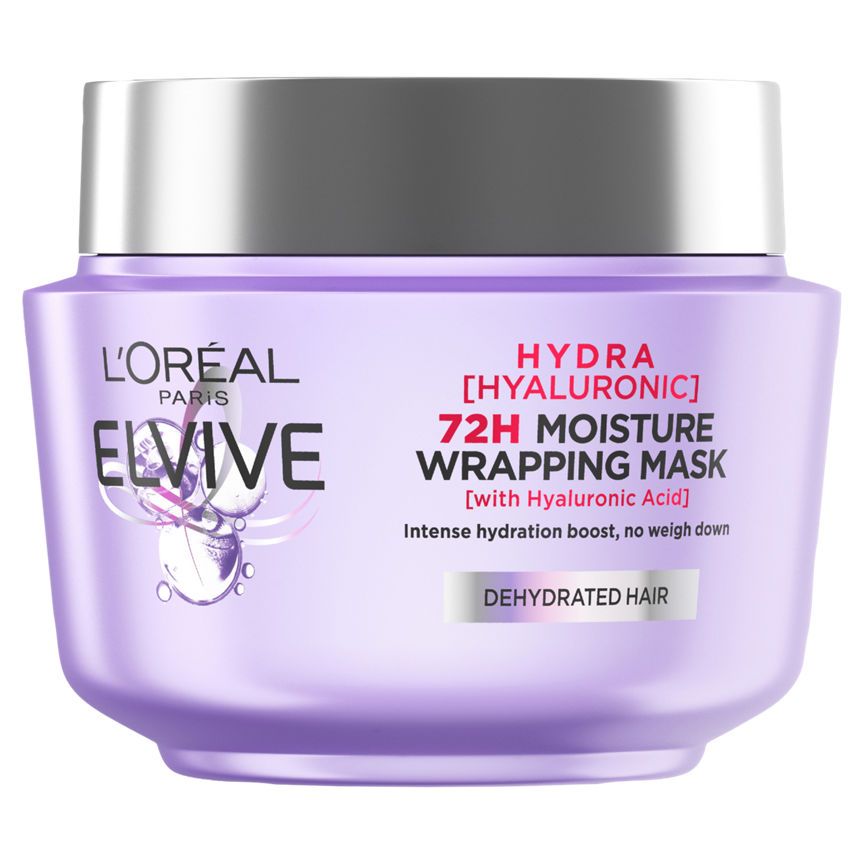 L'Oreal Elvive Hydra Hyaluronic Hair Mask with Hyaluronic Acid for Dry Hair