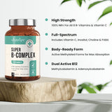 VitaBright high strength vitamin B complex supplement, imported from the UK