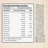 VitaBright high strength vitamin B complex supplement, imported from the UK