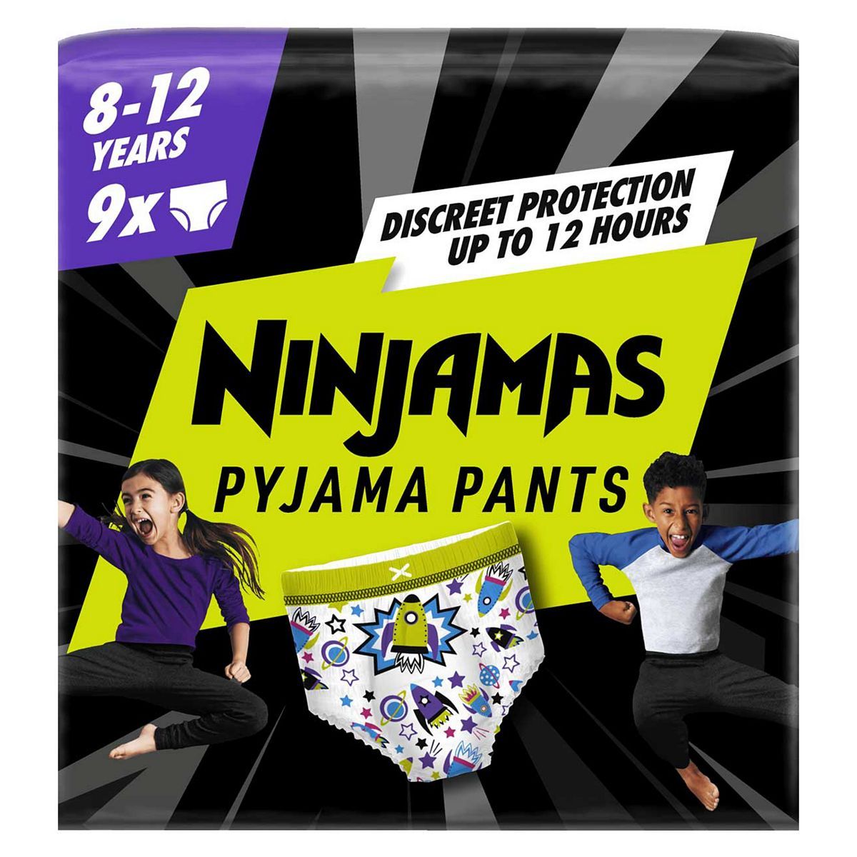 Pampers Ninjamas Bedwetting Pyjama Pants Boys x9, 8-12 Years Baby Accessories & Cleaning Boots   