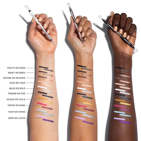 Morphe Bi-Liner Dual-Ended Gel Pencil Now Or Later, imported from the UK